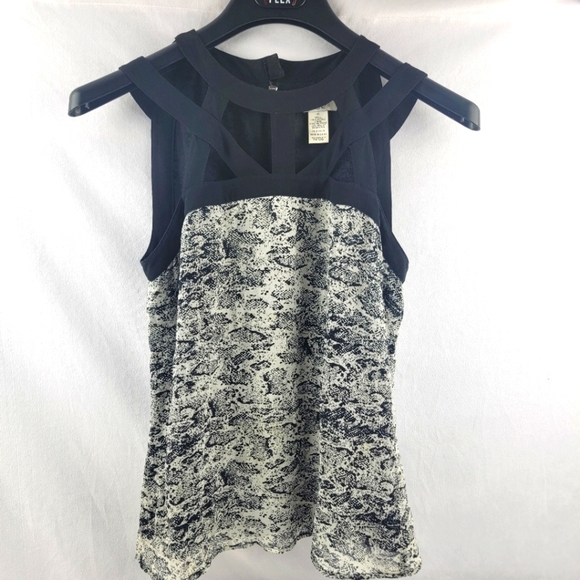 Cache snake print cutout strappy top Size XS - Picture 1 of 4